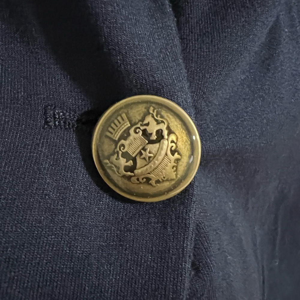 Zara Basic Navy Blazer, Fully Lined, Size M - image 3